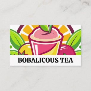 Carte De Visite Smoothies aux fruits Restaurant