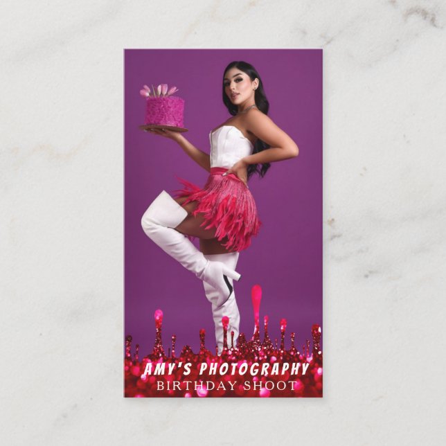 Carte De Visite Snapping Moments spéciaux Anniversaire Photographe (Devant)