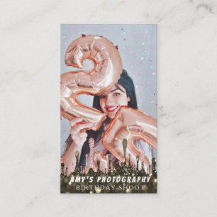 Carte De Visite Snapping Moments spéciaux Anniversaire Photographe