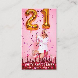 Carte De Visite Snapping Moments spéciaux Anniversaire Photographe