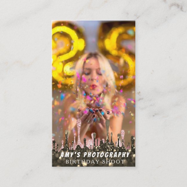 Carte De Visite Snapping Moments spéciaux Anniversaire Photographe (Devant)