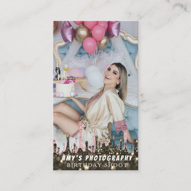 Carte De Visite Snapping Moments spéciaux Anniversaire Photographe (Devant)