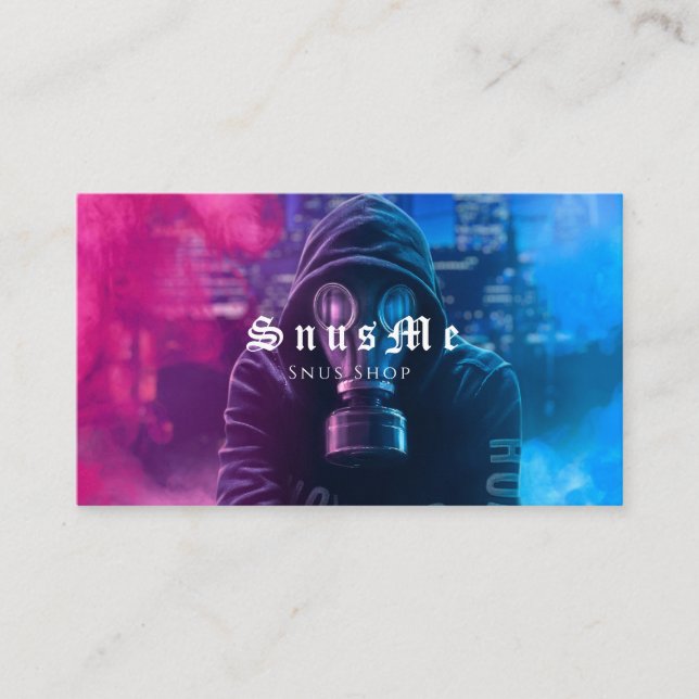 Carte De Visite Snus Shop Tabac Vape Fumée Huile CBD (Devant)