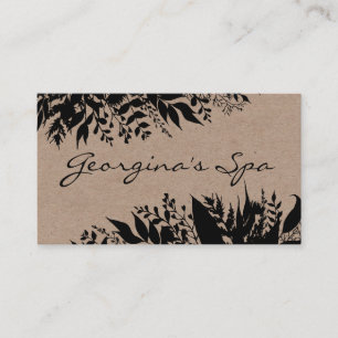 Carte De Visite Soap Pour Le Corps Du Bain Fait À La Main Beurre 