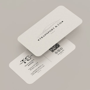 Carte De Visite Société de Conducteur de Voiture de Transport Mini