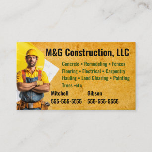Carte De Visite Société de construction