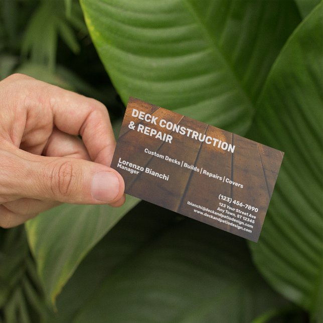 Carte De Visite Société de construction et de réparation de ponts (Créateur téléchargé)