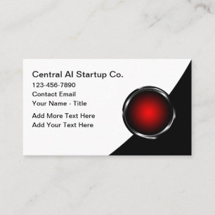 Carte De Visite Société de démarrage d'intelligence artificielle I