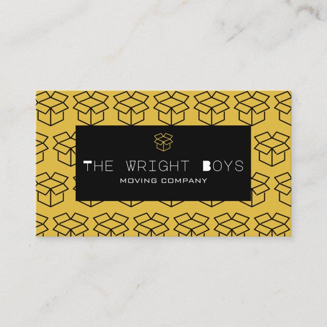 Carte De Visite Société de déménagement professionnelle (Devant)
