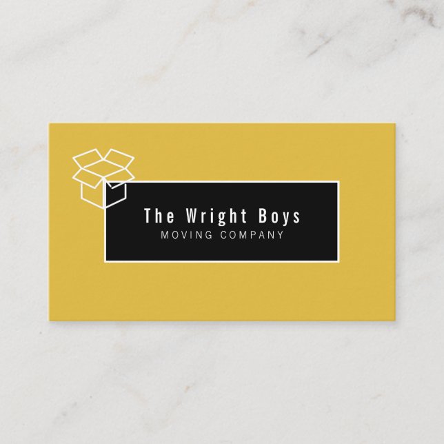 Carte De Visite Société de déménagement professionnelle (Devant)