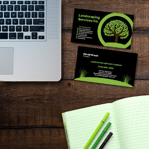 Carte De Visite Société de services de paysage