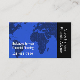 Carte De Visite Société de services financiers