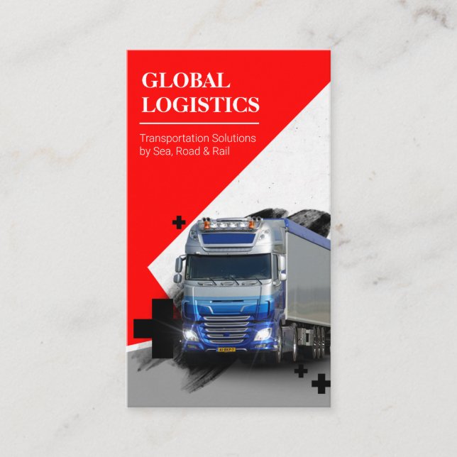 Carte De Visite Société de transport et de logistique  (Devant)