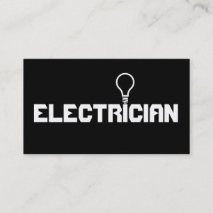 Carte De Visite Société d'électricité électrique moderne