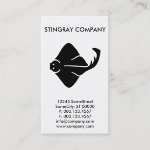Carte De Visite société faite sur commande de pastenague