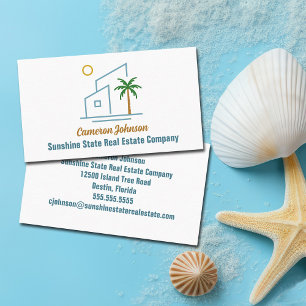 Carte De Visite Société Immobilière de Plage Realtor Côté Mer