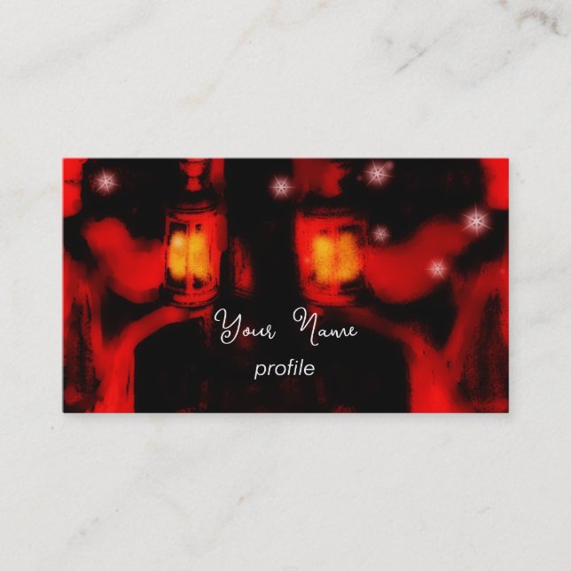 Carte De Visite soeurs avec lampe (Devant)