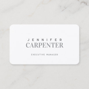 Carte De Visite Soie minimaliste moderne élégante professionnelle