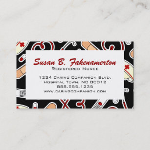 Cartes De Visite Pour Infirmieres Zazzle Fr