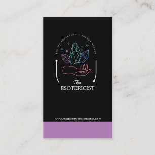 Carte De Visite Soigner l'énergie/ Intuitif/ Reiki/ Tarot/ Esoté