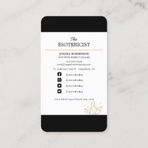 Carte De Visite Soigner l'énergie/ Intuitif/ Reiki/ Tarot/ Esotéri