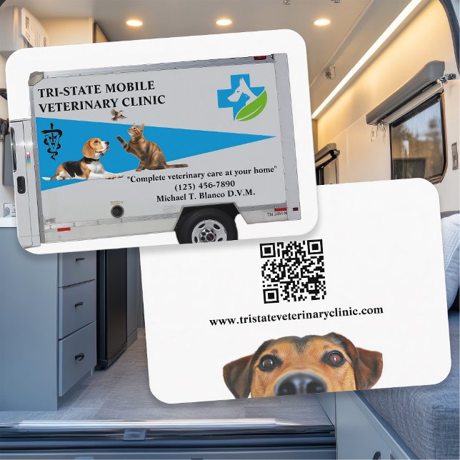 Carte De Visite Soins aux Animaux / Vétérinaire (Créateur téléchargé)