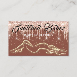 Carte De Visite Soins de beauté pour le corps Sculpter la peau de