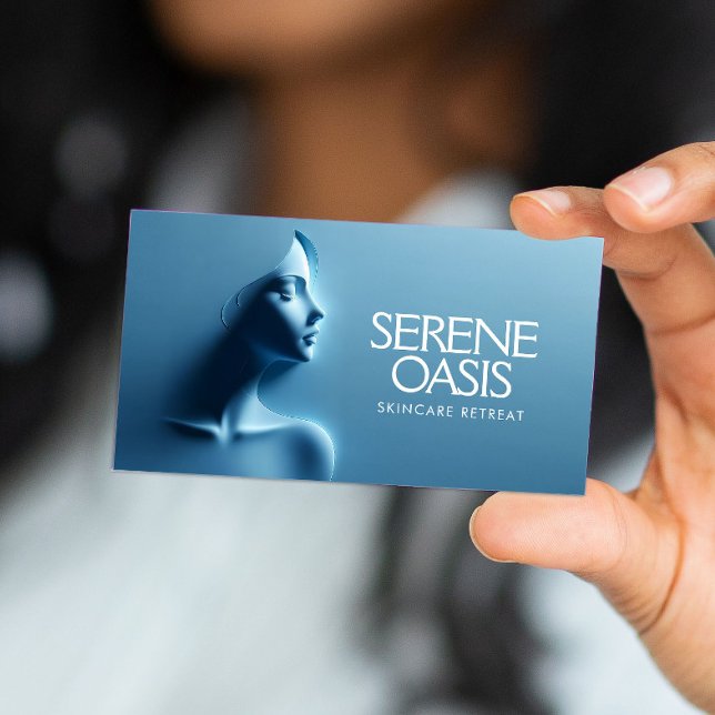 Carte De Visite Soins de beauté sereins, Massage, Spa (Créateur téléchargé)