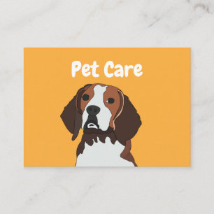 Carte De Visite Soins de chien Beagle Beagle