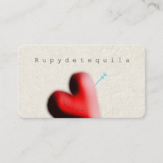 Carte De Visite Soins de guérison Coeur brisé Coeur brisé