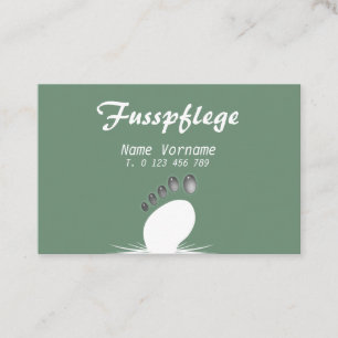 Carte De Visite Soins de pied