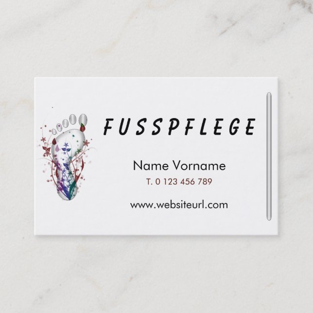 Carte De Visite Soins de santé (Devant)