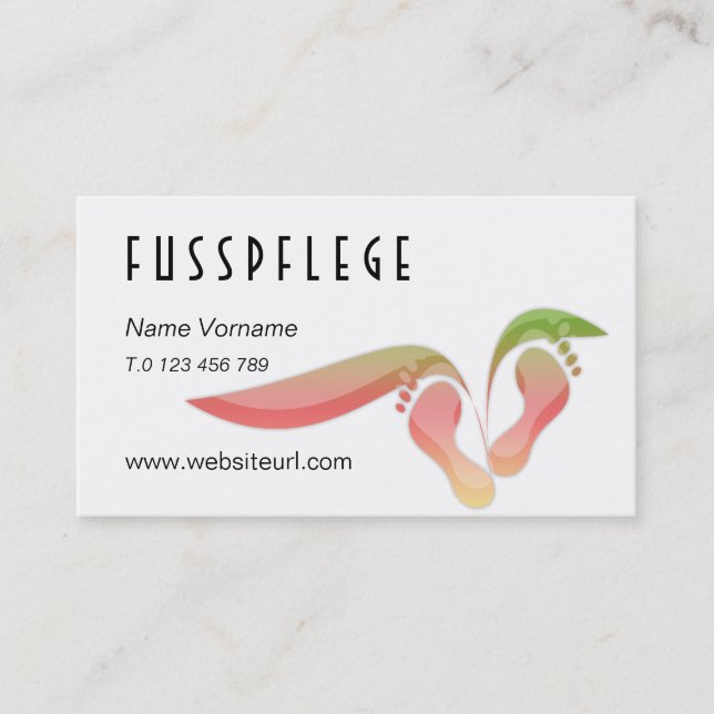 Carte De Visite Soins de santé (Devant)