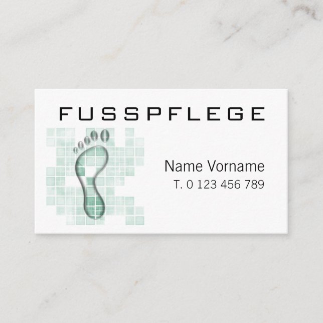 Carte De Visite Soins de santé (Devant)