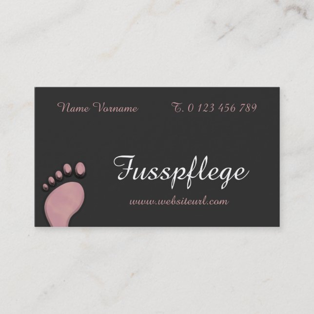 Carte De Visite Soins de santé (Devant)