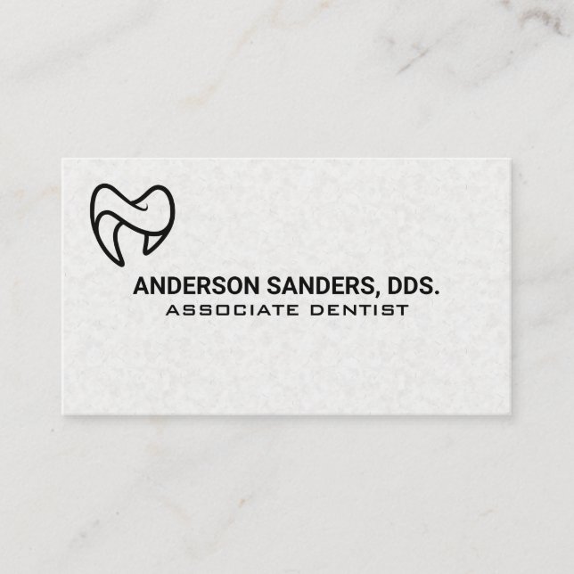 Carte De Visite Soins de santé | Logo de dent (Devant)