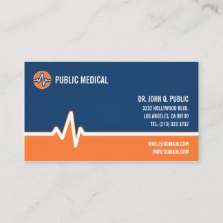 Carte De Visite Soins de santé Médicales