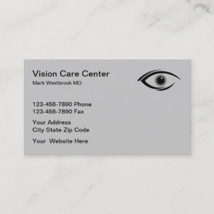 Carte De Visite Soins de vue pour l'optométriste