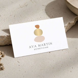 Carte De Visite Soins esthétiques Zen minimalistes modernes
