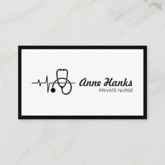 Carte De Visite Soins infirmiers privés pour la santé