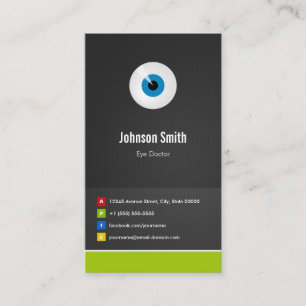 Carte De Visite Soins oculaires - Optique Creative Innovative