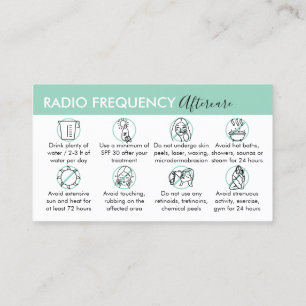 Carte De Visite Soins postérieurs au resserrement de la peau par r