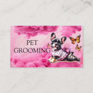 Carte De Visite Soins pour Animaux Salon de Toilettage pour Chiots