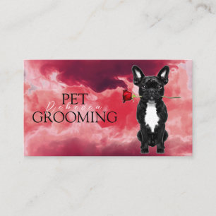 Carte De Visite Soins pour Animaux Salon de Toilettage pour Chiots