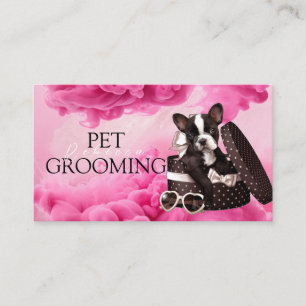 Carte De Visite Soins pour Animaux Salon de Toilettage pour Chiots