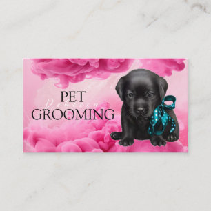 Carte De Visite Soins pour Animaux Salon de Toilettage pour Chiots