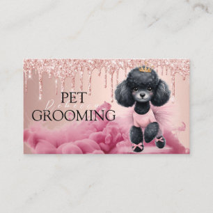 Carte De Visite Soins pour Animaux Salon de Toilettage pour Chiots