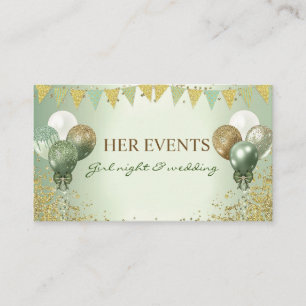 Carte De Visite Soirée entre filles et verdure de mariage pour dem