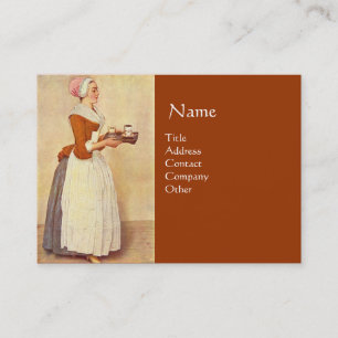 CARTE DE VISITE SOIRÉE FONDUE AU CHOCOLAT