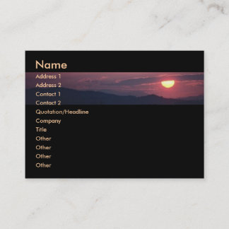 Carte De Visite Soleil